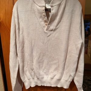 L.L. Bean Men's Cream Sweater